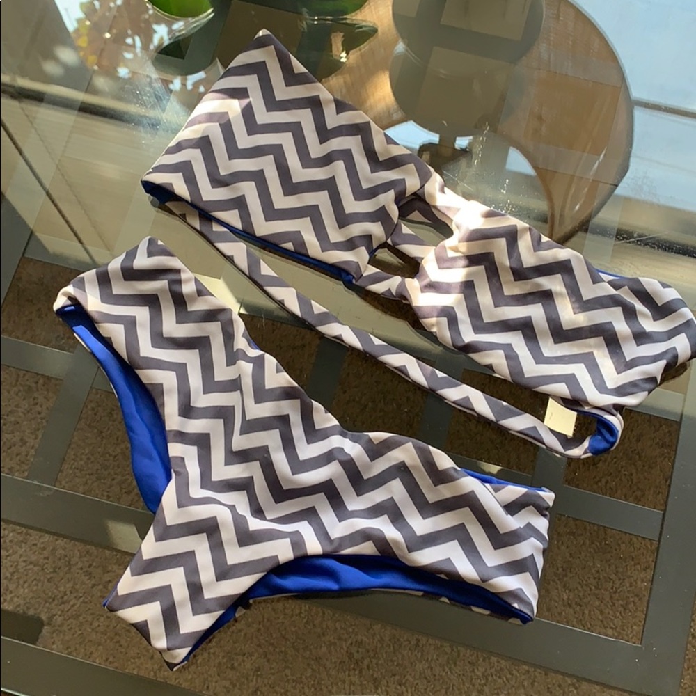 Reversible, handmade (in Hawaii) Bikini